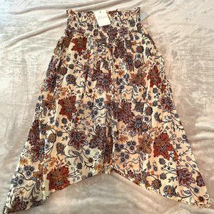 Fall floral paisley skirt-size 10/Large